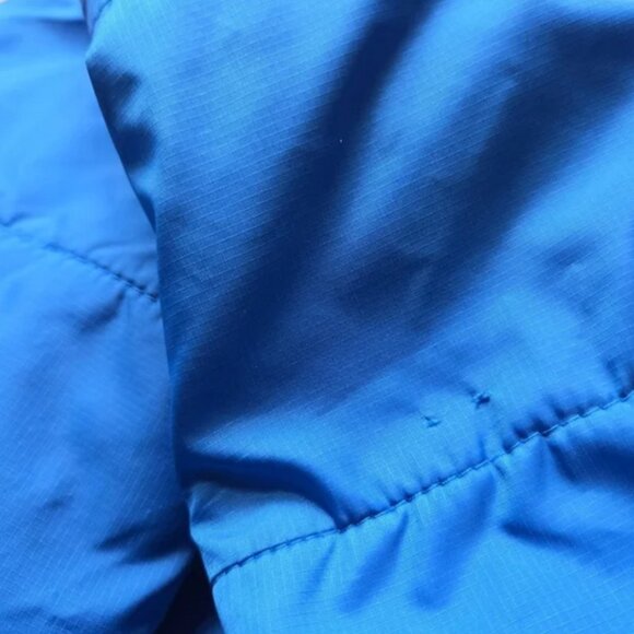 The North Face blue two-toned puffer coat / zip up jacket CHILDS!! XL - Picture 7 of 11